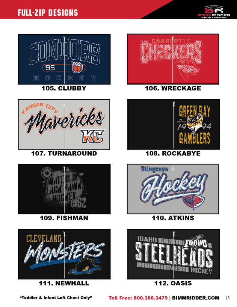 Bimm Ridder Sportswear Hockey Team Apparel Company